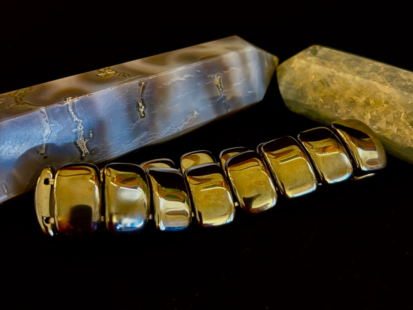 ⚡ Pulsera Elíptica Titan Strength — Energía de Confianza en Uno Mismo (Muñecas Grandes)