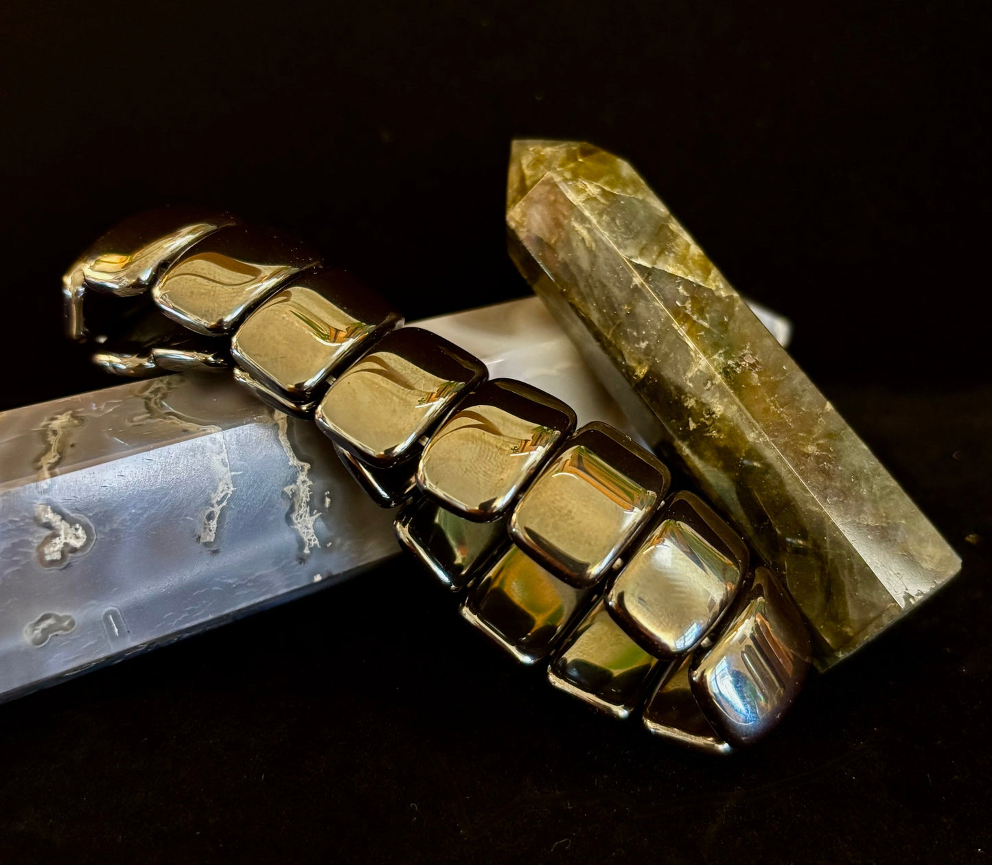 ⚡ Pulsera Elíptica Titan Strength — Energía de Confianza en Uno Mismo (Muñecas Grandes)