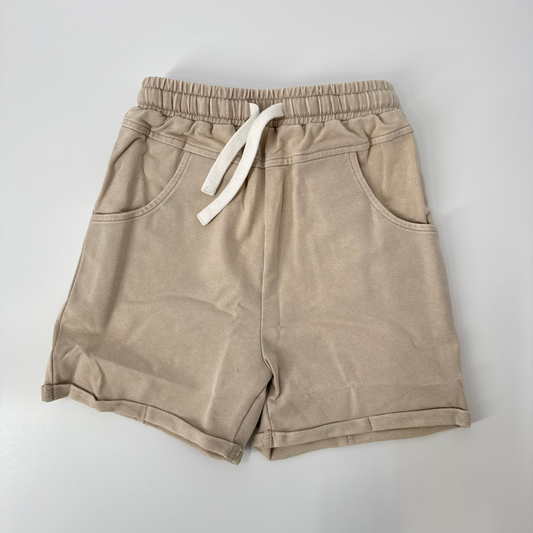 VINTAGE WASH SHORTS - KHAKI