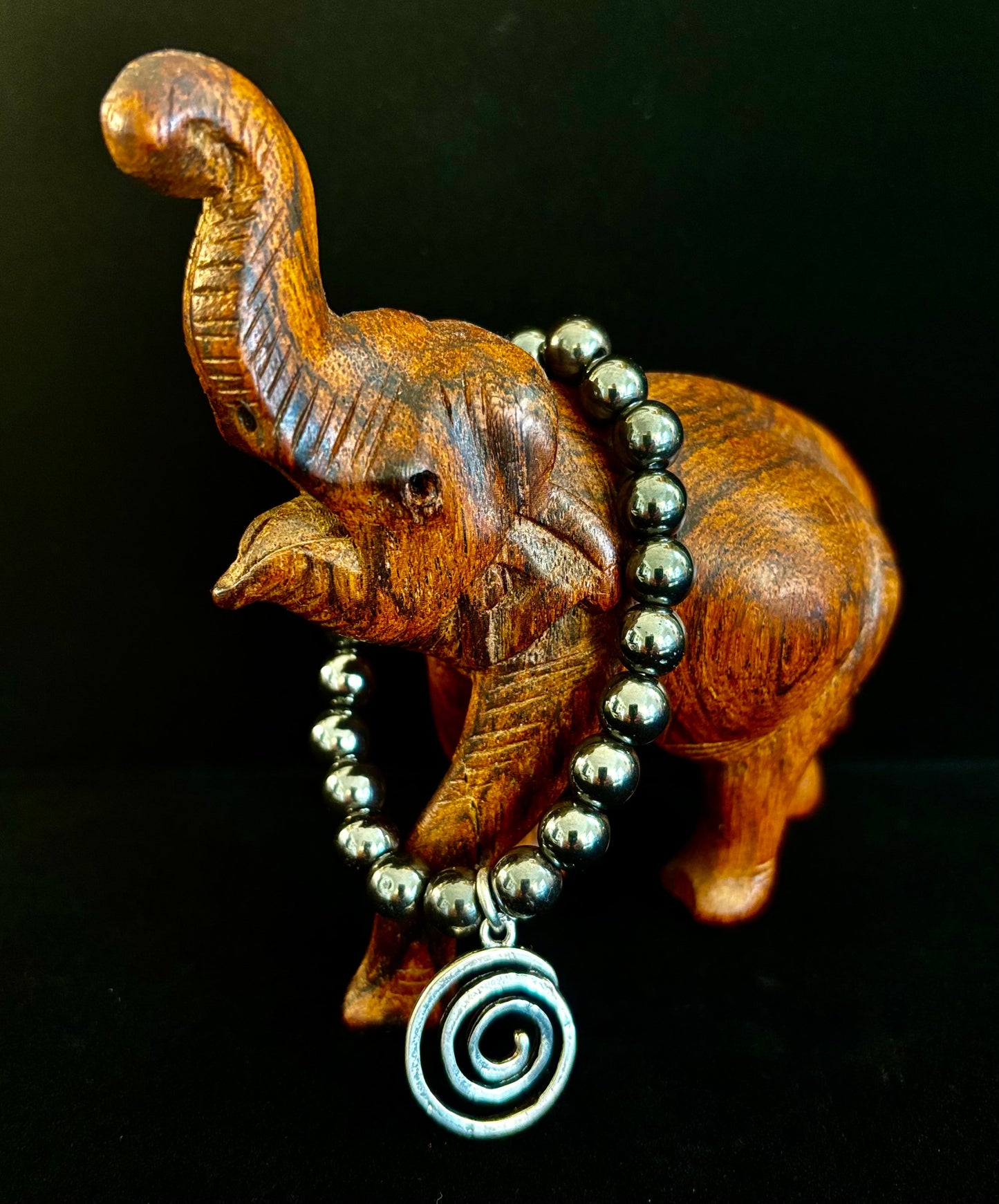 Colección de pulseras con dijes de piedra natural 7 Maravillas | Cuentas de gema curativa de 8 mm con dijes de plata (Muñecas Pequeñas a Medianas)