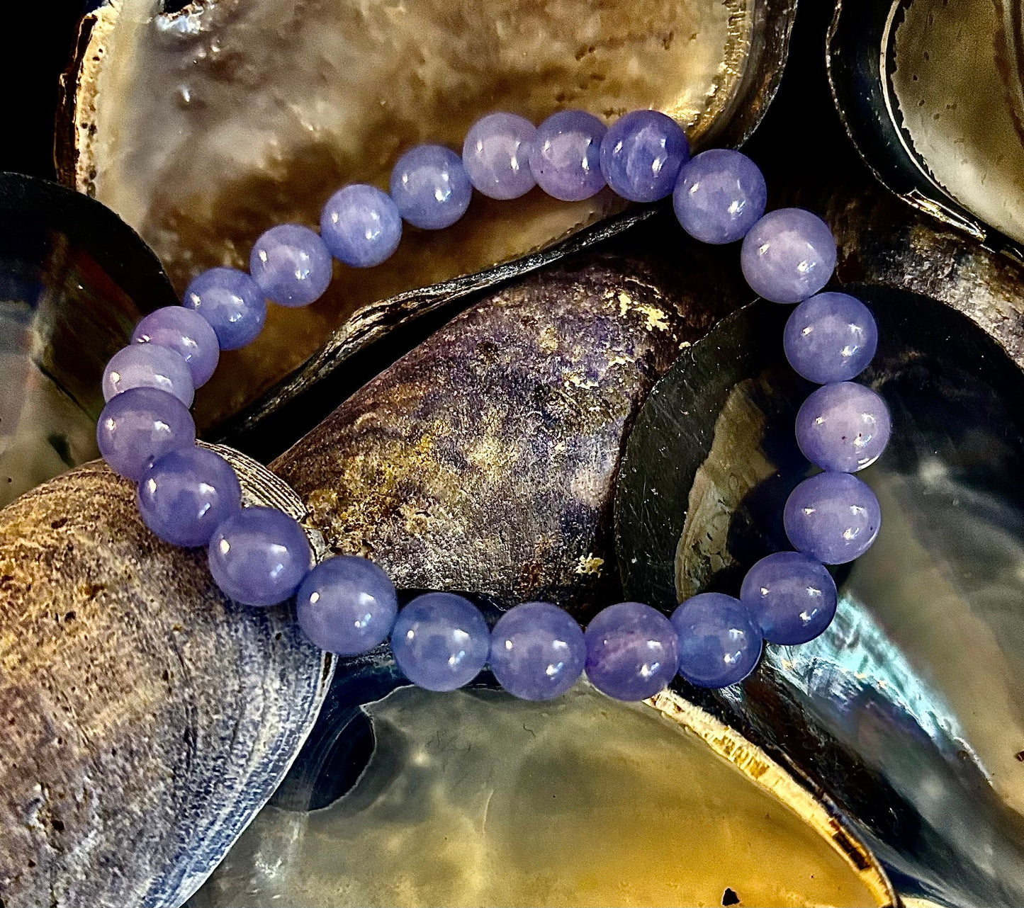 Pulsera Celestine Serenity | Cuentas Energéticas Hechas a Mano para la Paz y la Conexión Espiritual