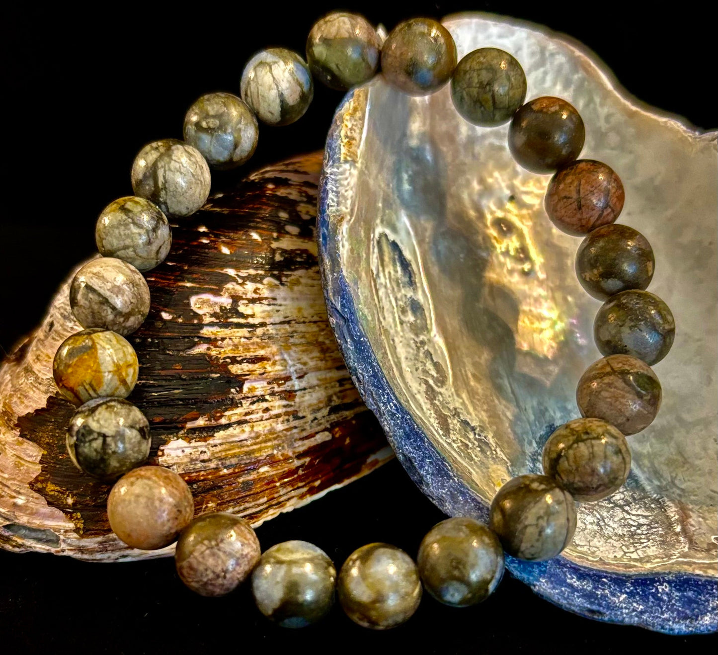 Pulsera de Piedra Natural Que Sera Sera | Cuentas de 8 mm para Muñecas Pequeñas a Medianas