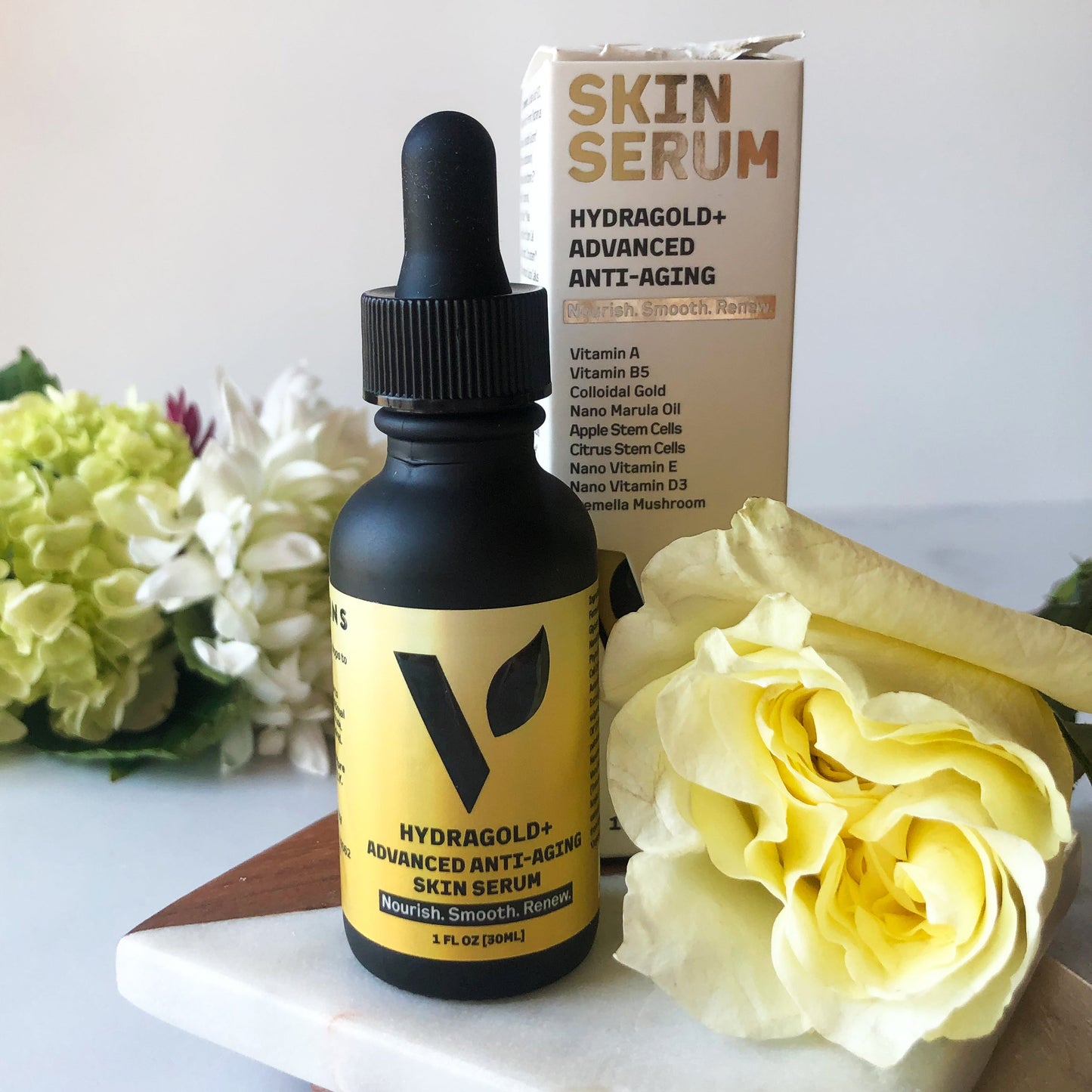 Skin Serum Hydragold + Advanced Anti-Aging, 1oz