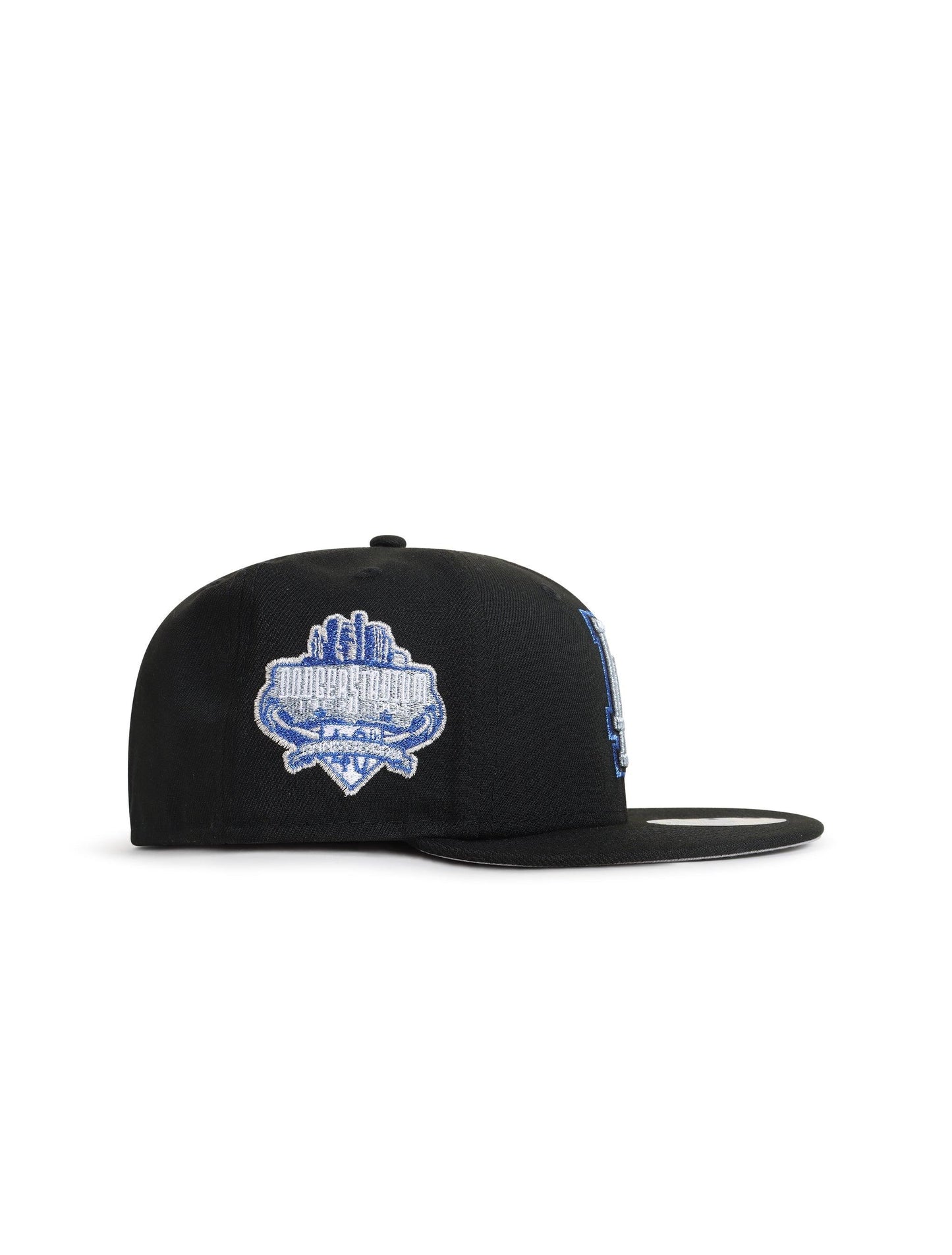 Gorra New Era 5950 Dodgers 40 Aniversario - Negro/Azul Metálico