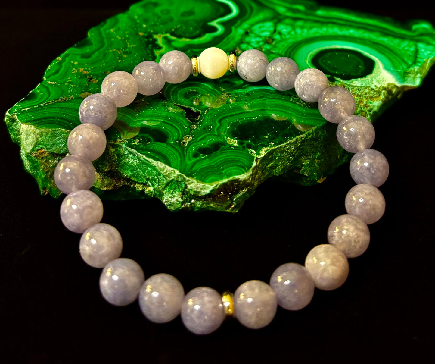 Pulsera Armonía Angelical – Angelita y Porcelana Blanca (Infusión Reiki | Muñecas Medianas)