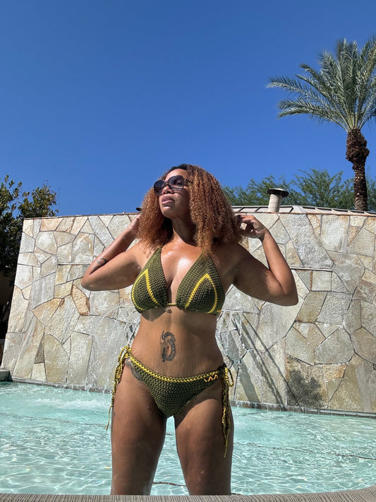 "OCEAN QUEEN"   CROTCHET BIKINI - WM QUEEN COLLECTION