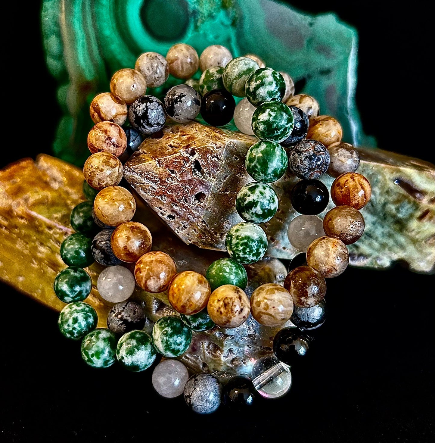 YOLO - Set de 3 Pulseras Apilables de Edición Limitada (Cuatro Opciones Únicas)