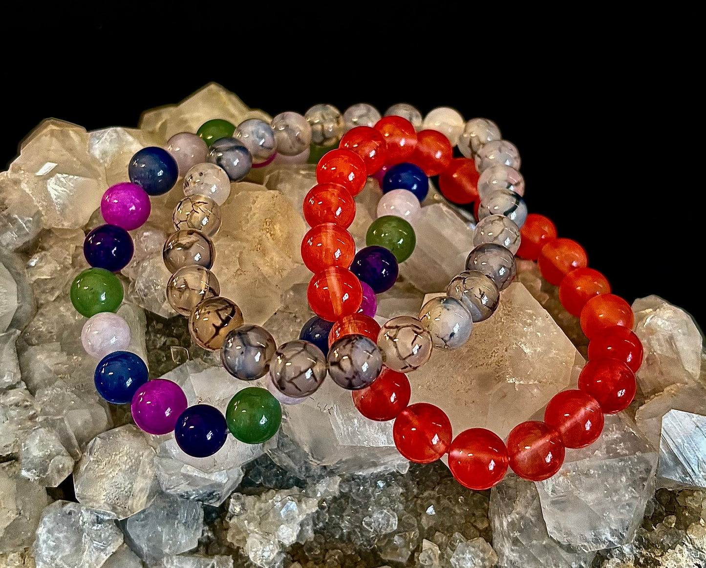YOLO - Set de 3 Pulseras Apilables de Edición Limitada (Cuatro Opciones Únicas)