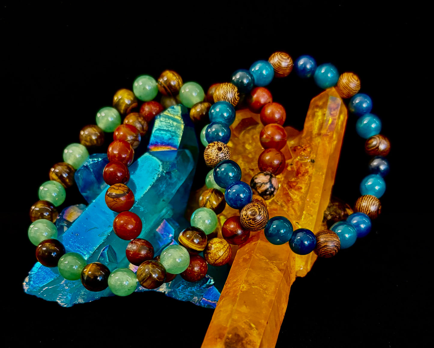 YOLO - Set de 3 Pulseras Apilables de Edición Limitada (Cuatro Opciones Únicas)