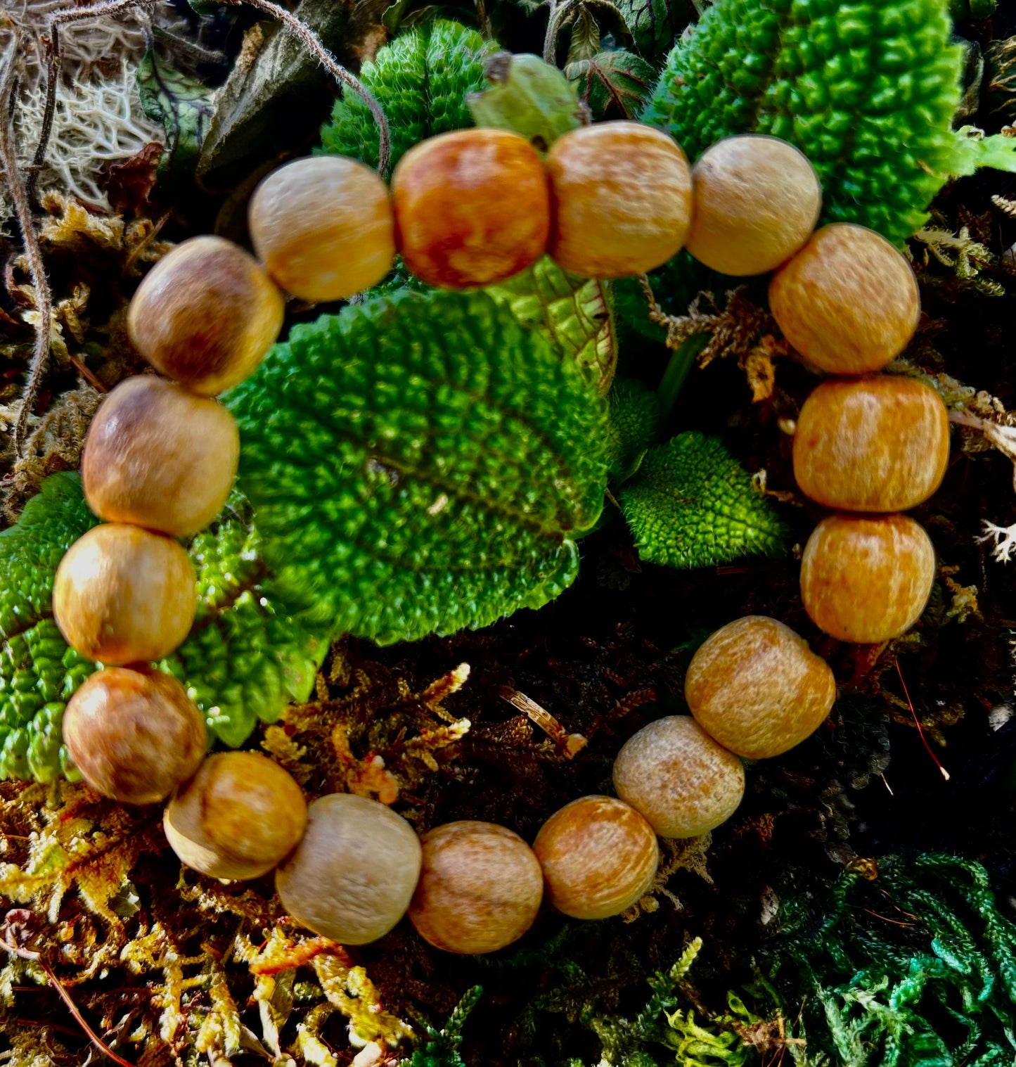 Pulsera de cuentas de Palo Santo – Energía limpiadora, calma y equilibrio enraizado