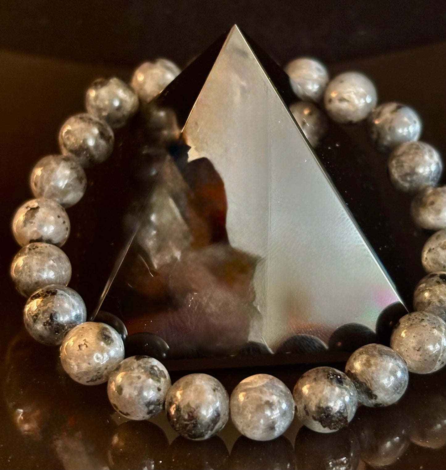 Pulsera de Protección y Transformación de Labradorita – Piedras Naturales de 8mm, 10mm, 12mm