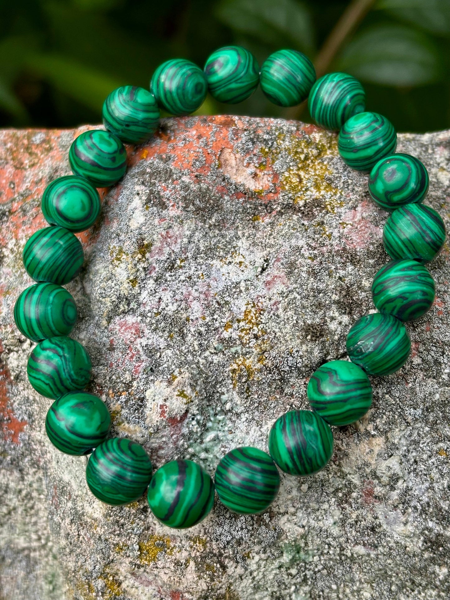 Pulsera de Cuentas de Malaquita – Transformación y Protección