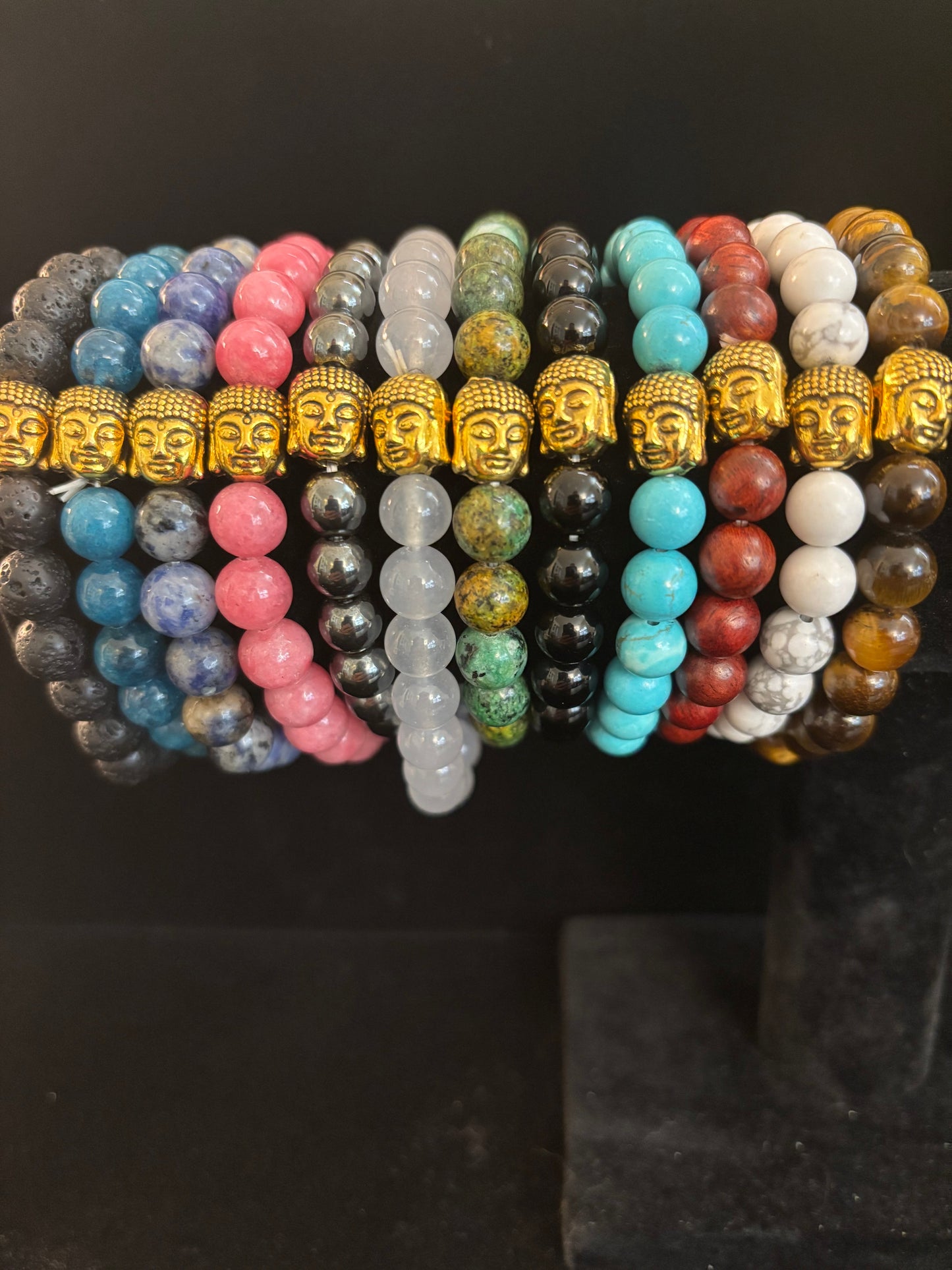 Pulseras de Buda con Gemas Hechas a Mano