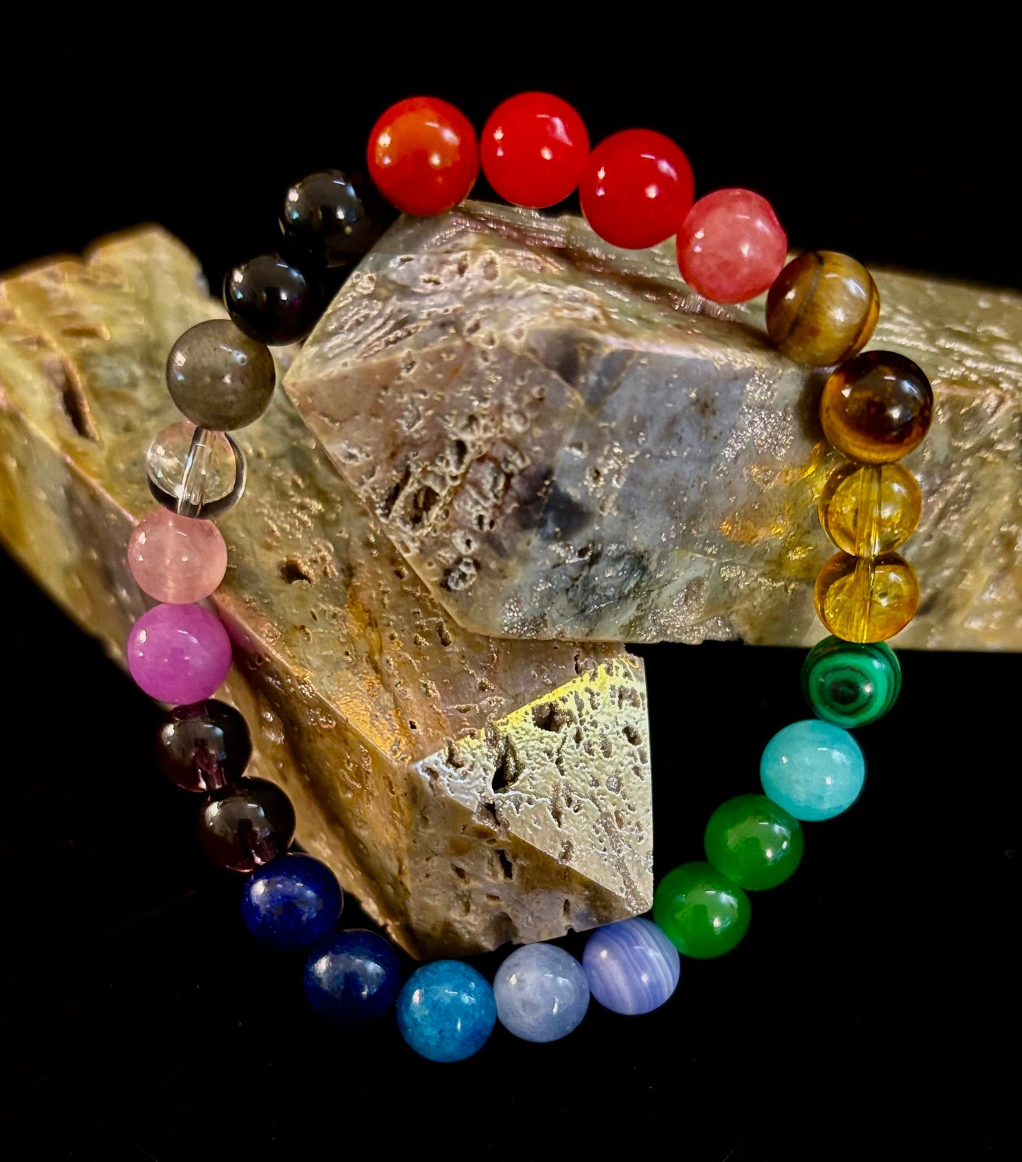 Pulsera Bohemio Sanadora de Chakras – Equilibrio Energético, Bienestar Espiritual y Estilo de Espíritu Libre