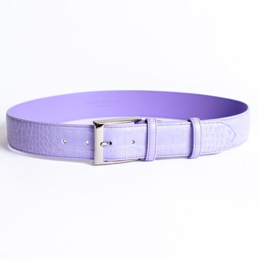 Cinturón de Piel Completa, Lavanda