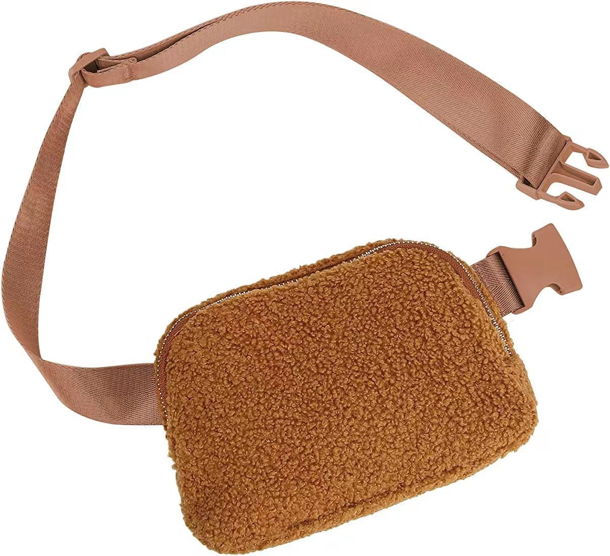 Bolso bandolera riñonera de cintura Lola Boucle Sherpa