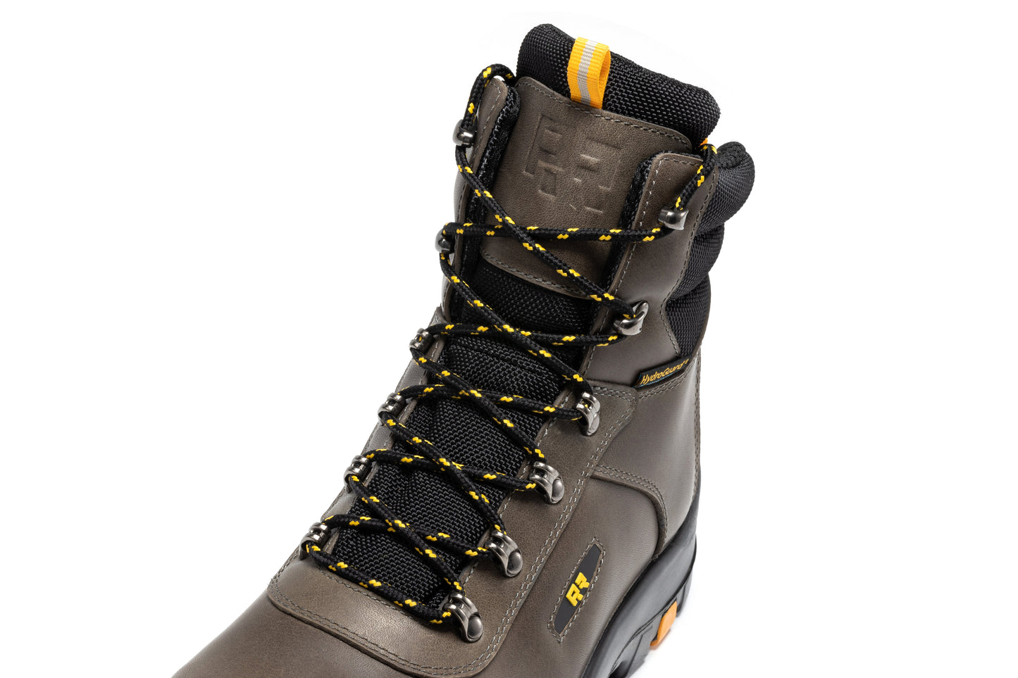 Botas de trabajo de cuero ROCKROOSTER Woodland Rust de 6 pulgadas, impermeables, con puntera de seguridad de material compuesto AK665