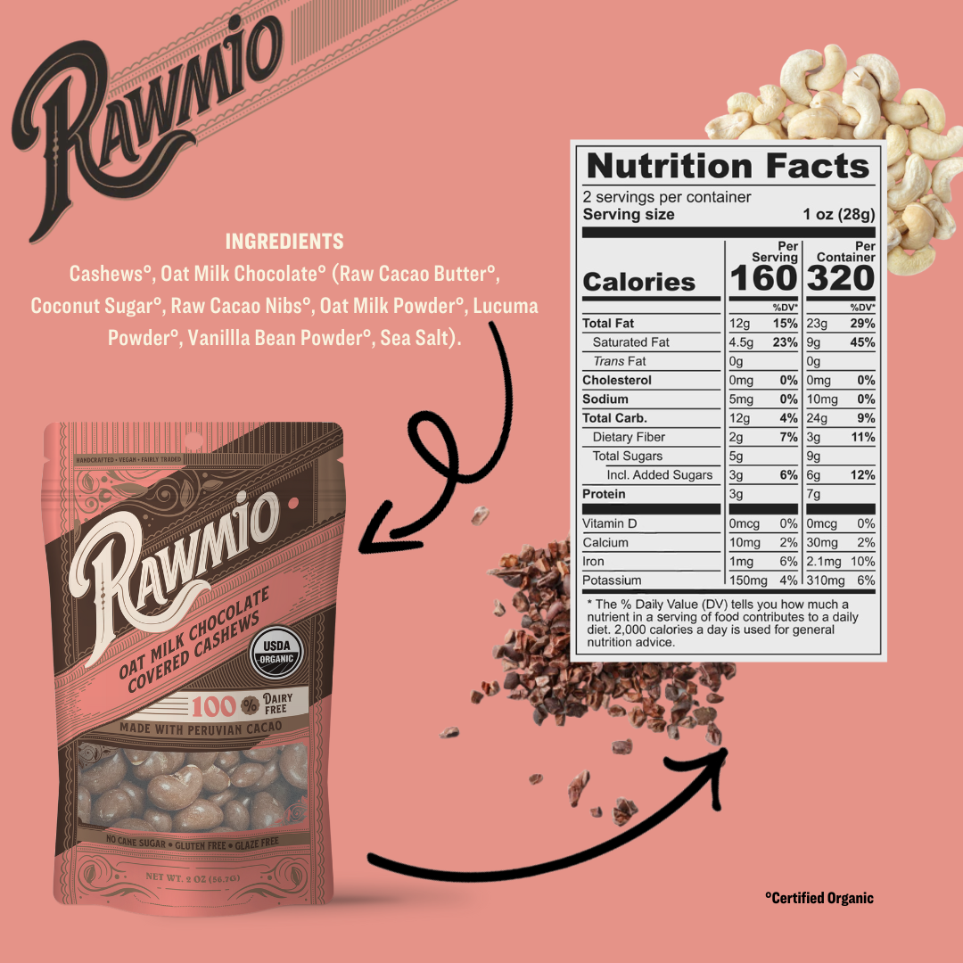 Oat Milk Chocolate Covered Cashews