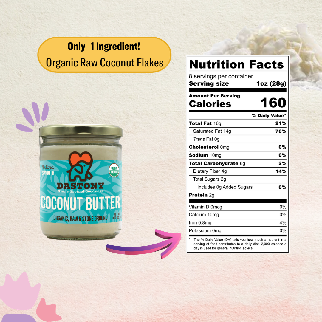 Organic Raw Coconut Butter - 16 oz