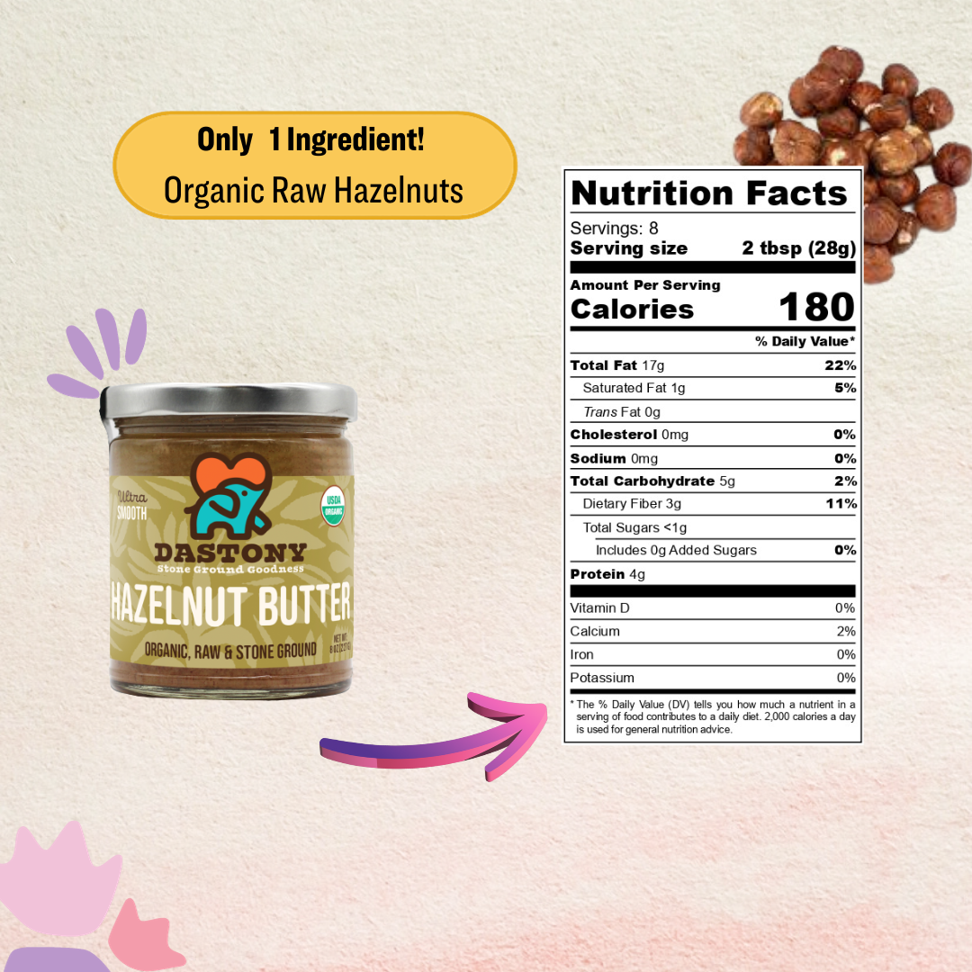 Organic Raw Hazelnut Butter