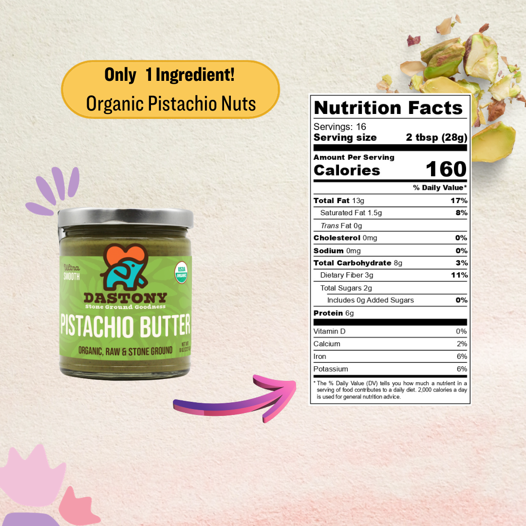 Organic Raw Pistachio Butter