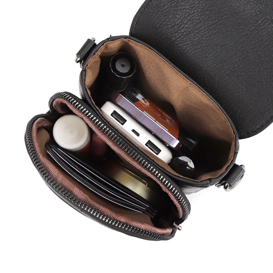 Bolso cruzado compacto Whitney Foldover