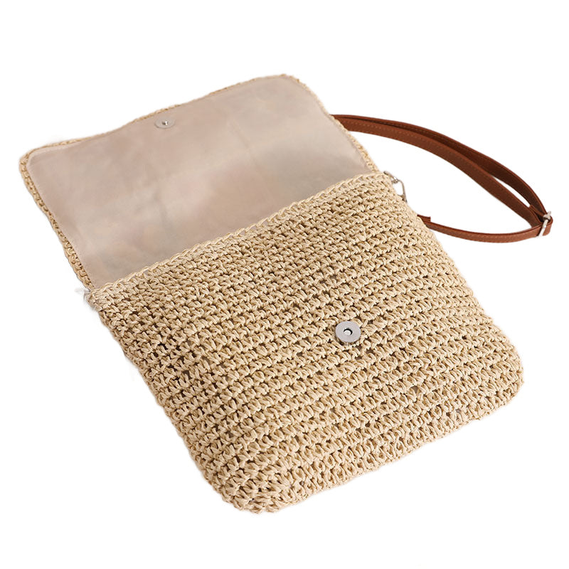 Bandolera Sylvie plegable de ganchillo