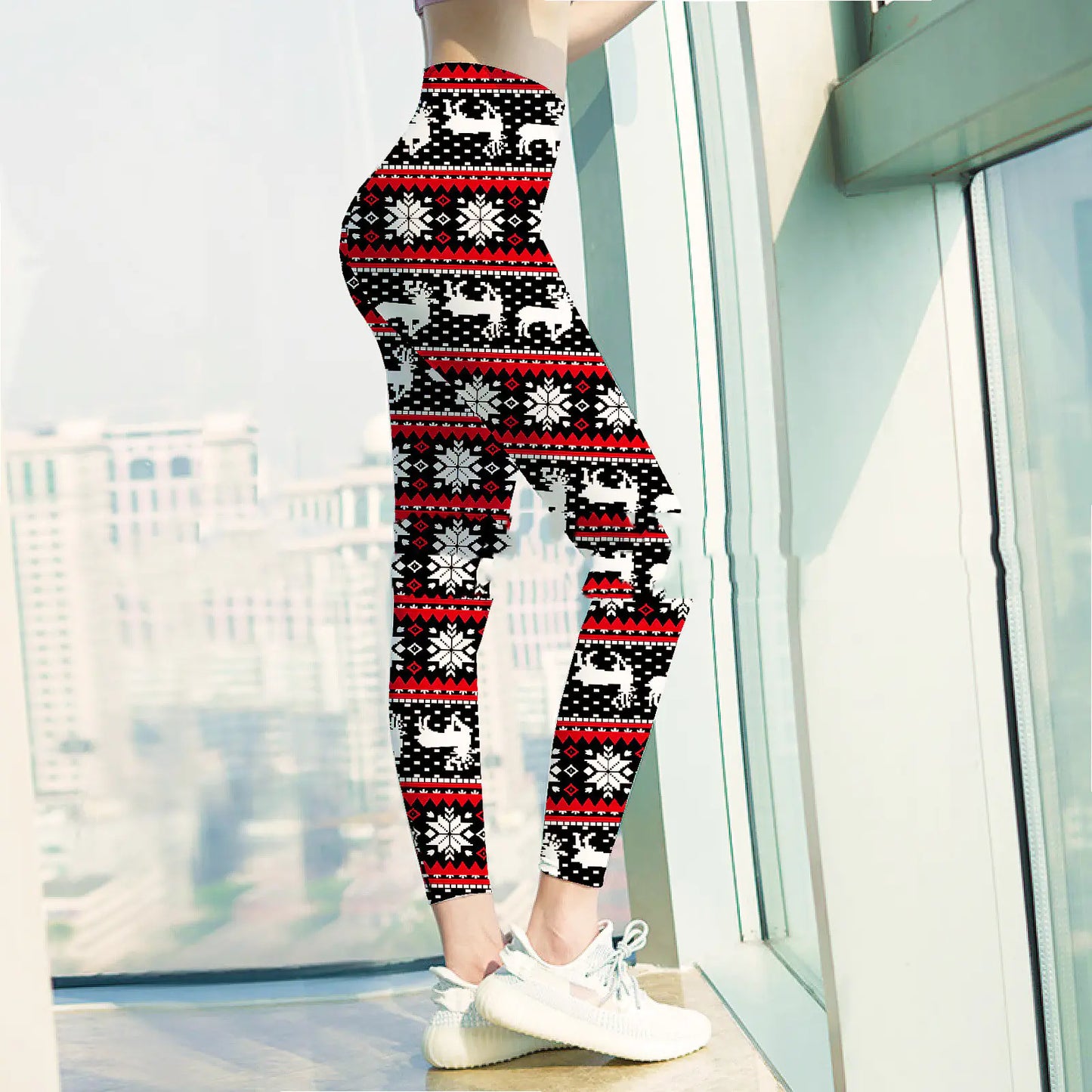 Personalized Christmas Leggings for Yoga Practice