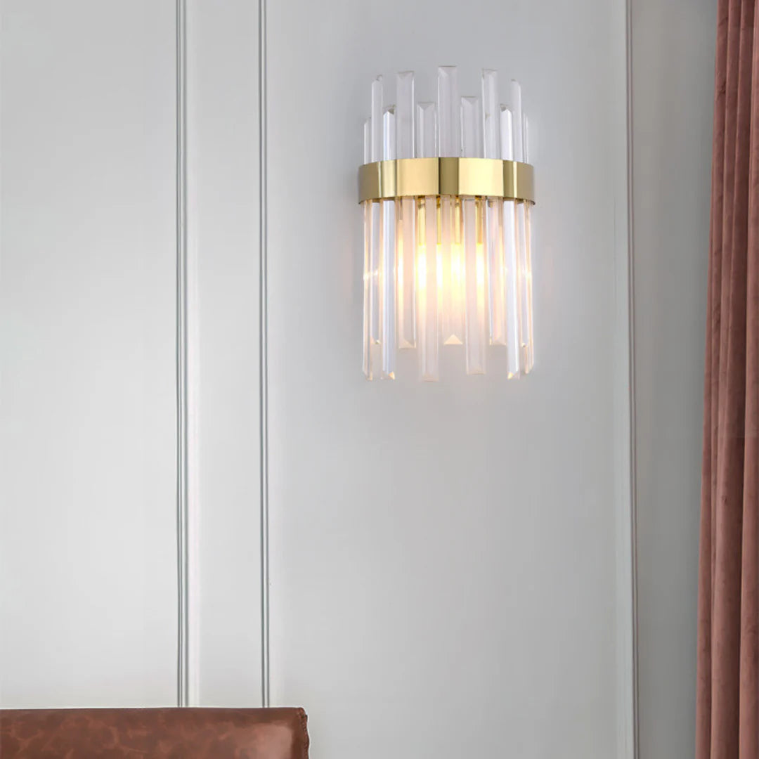 Lámpara de pared de cristal Icicle