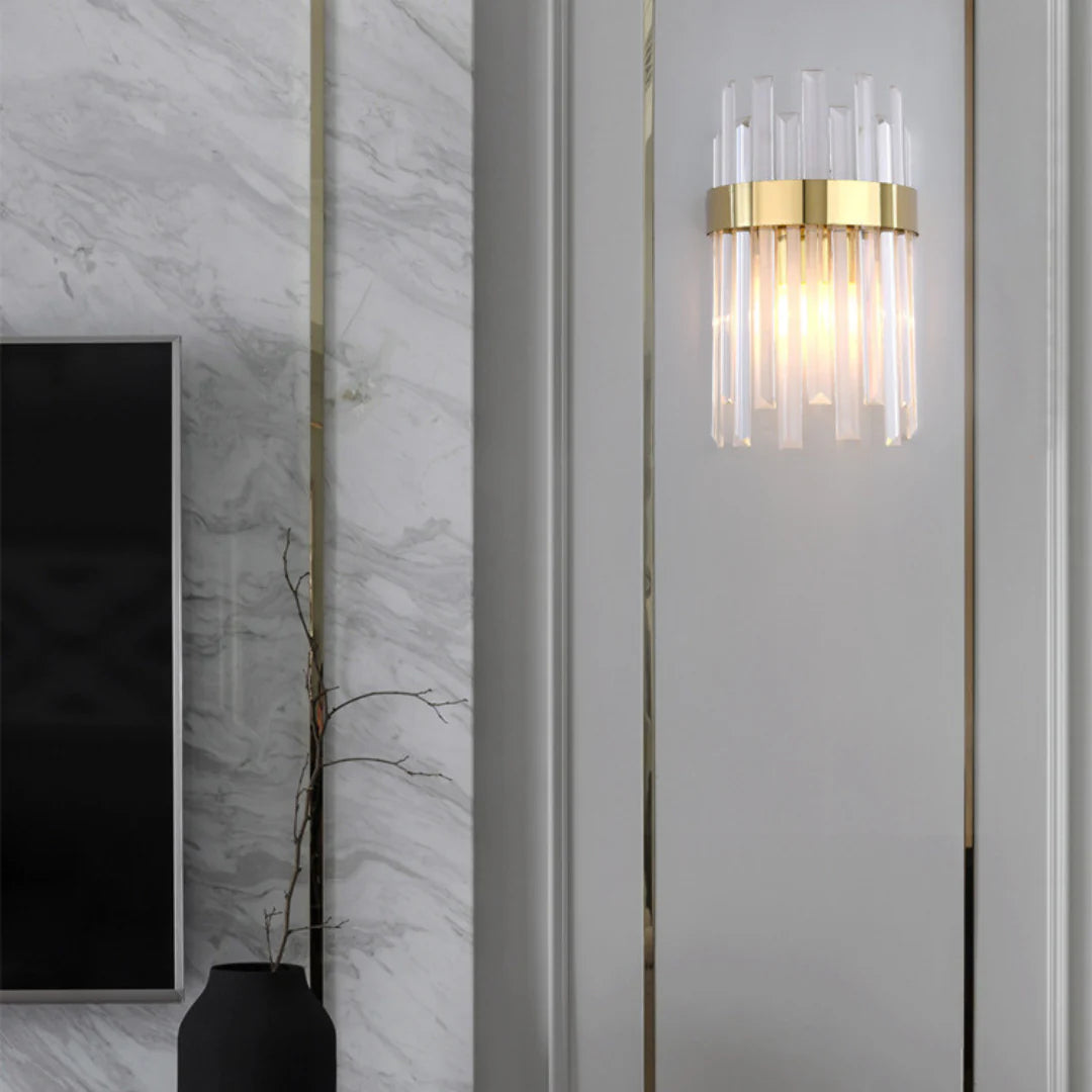 Lámpara de pared de cristal Icicle