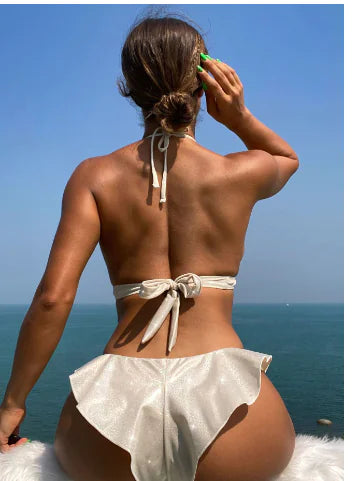 Women's Backless Halter Tank Top with Straps