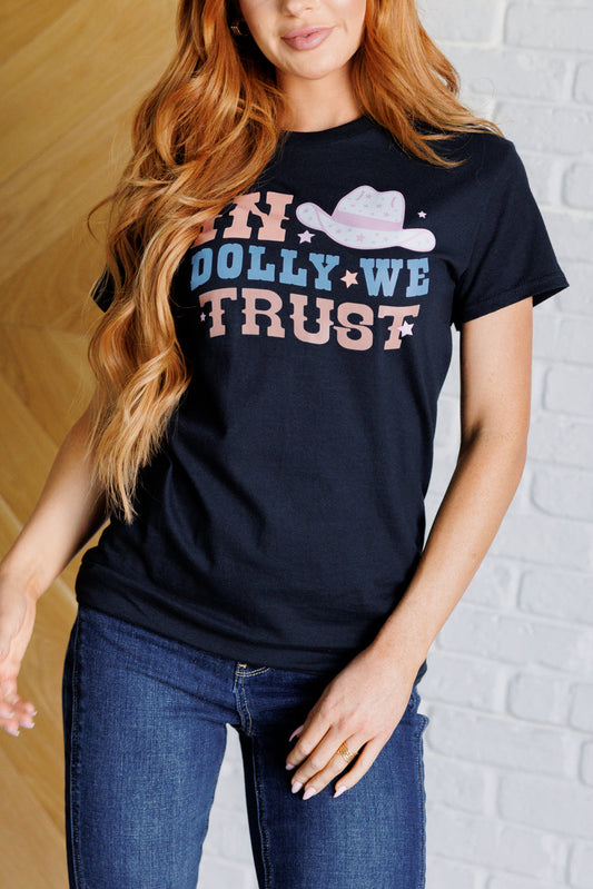 Camiseta Gráfica In Dolly We Trust