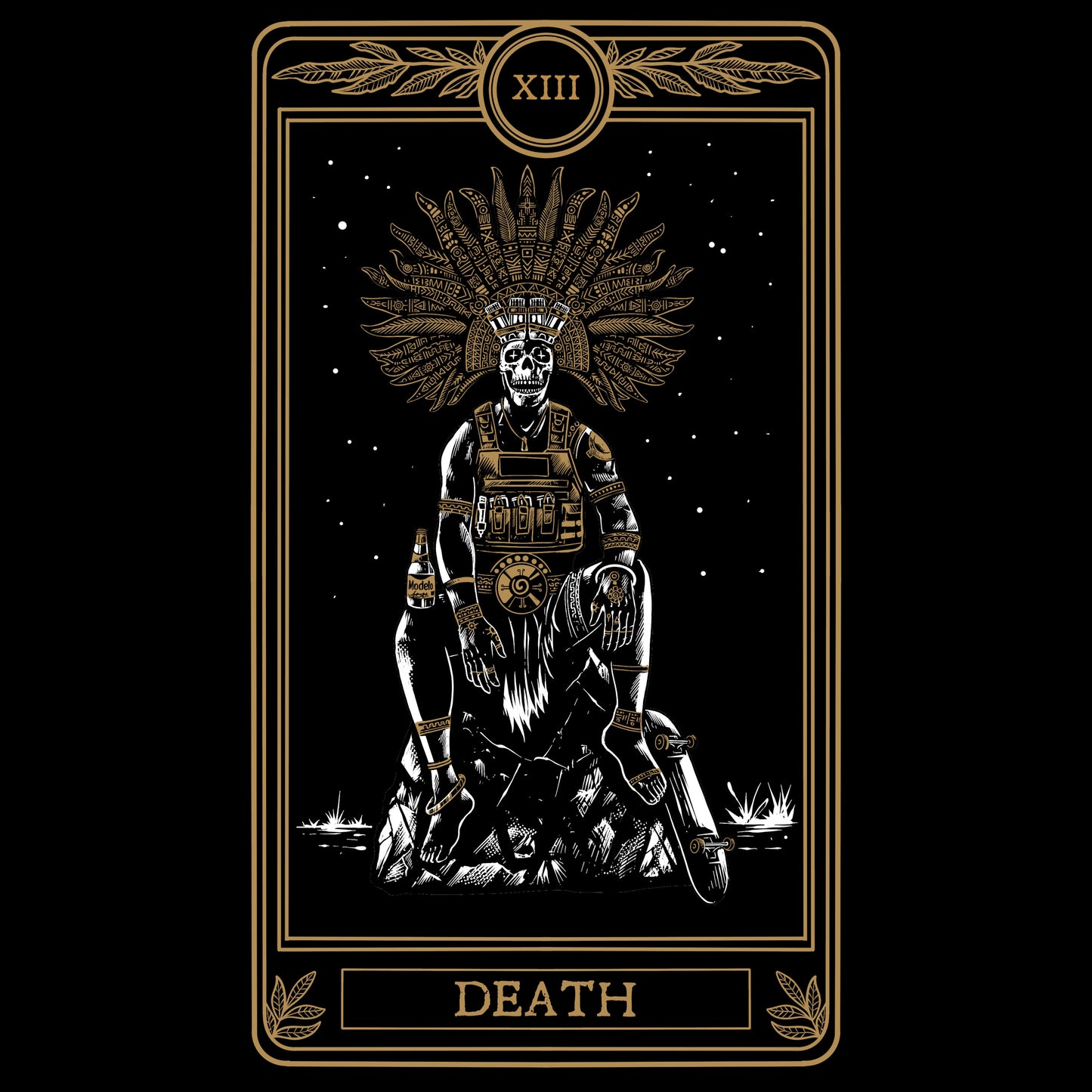 El Señor Mictlan T-Shirt by La Linea MEXUSMAR