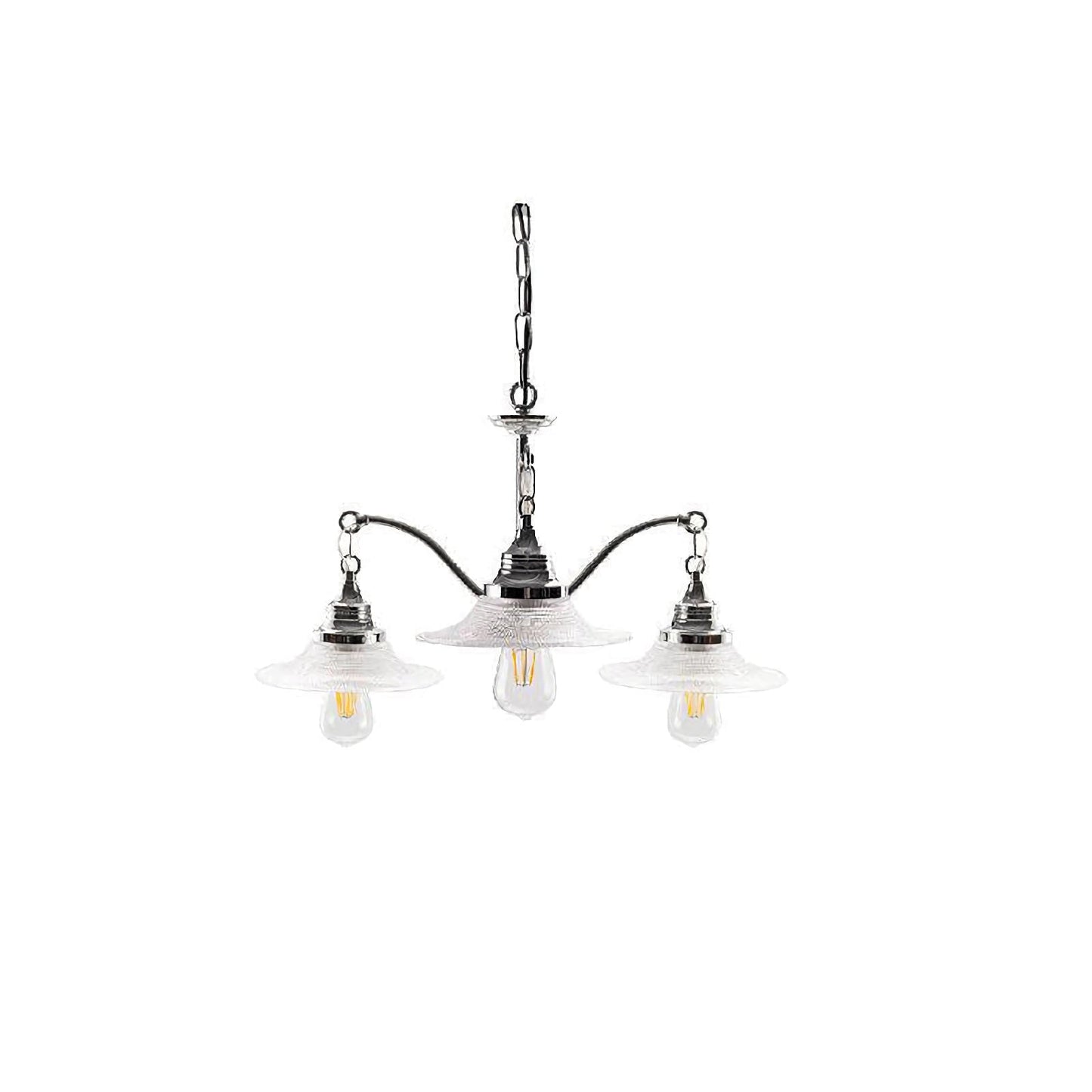 Candelabro de cristal rústico