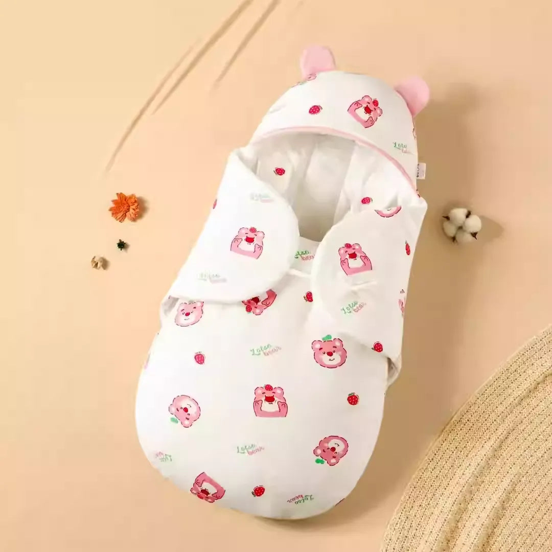 Premium Infant Swaddle Blanket - Ultra Soft Organic Cotton Baby Sleep Wrap