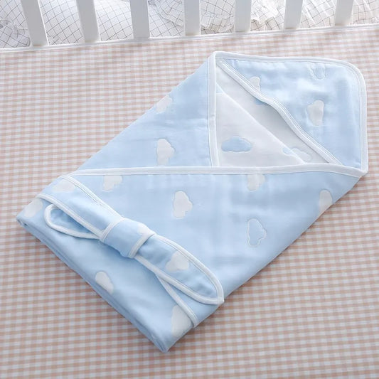 Premium Infant Swaddle Blanket - Ultra Soft Organic Cotton Baby Sleep Wrap with Secure Design