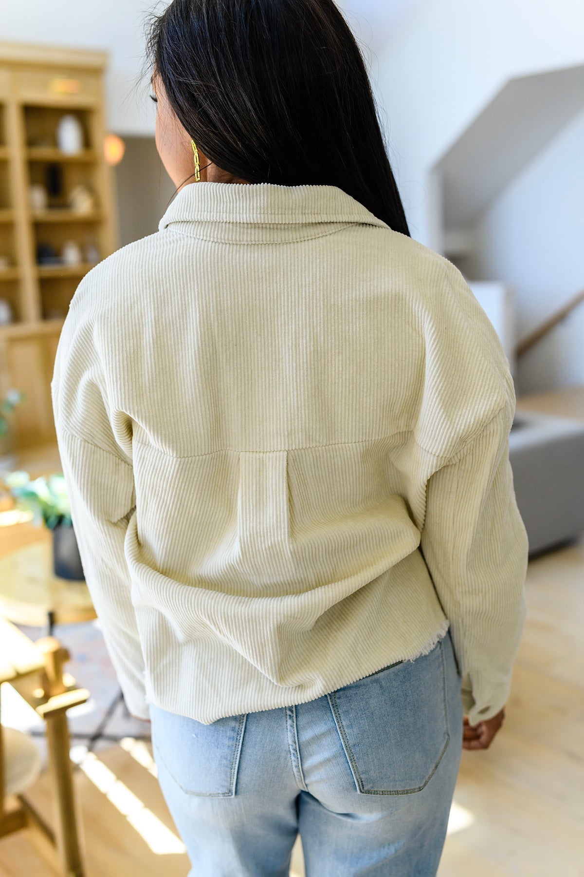 Chaqueta camisera de pana Invested in You