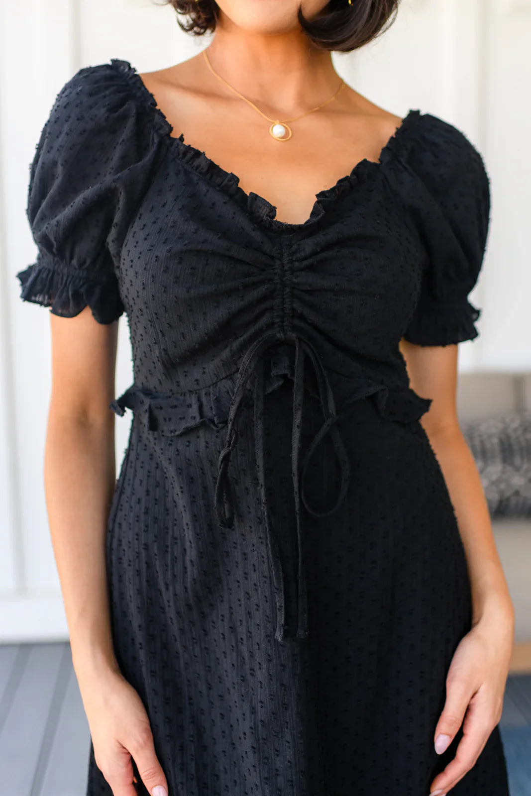 Vestido con volantes "Es la hora del cóctel"