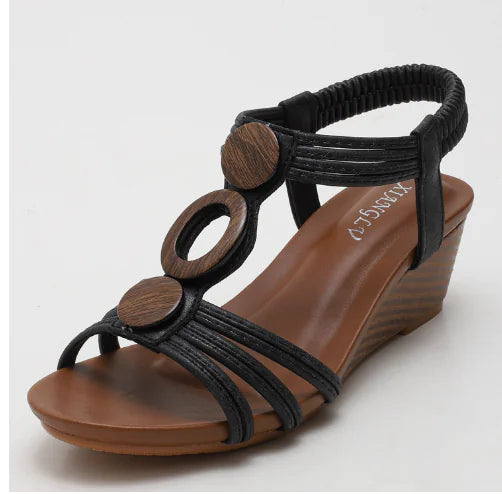 Zapatos grandes de estilo romano retro