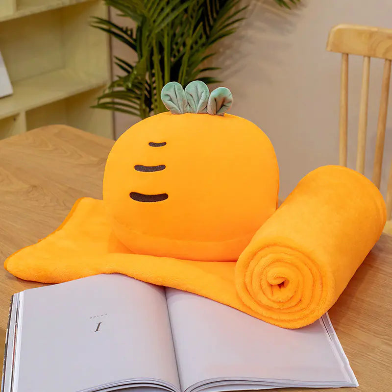 Winter Comfort: Pillow and Stuffed Toy Blanket Set