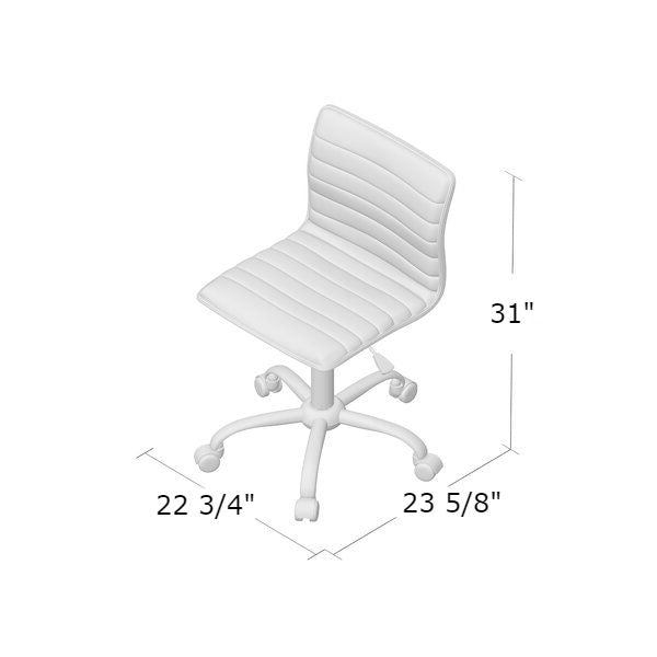 Silla de conferencia tapizada con canalé gris de uso rudo