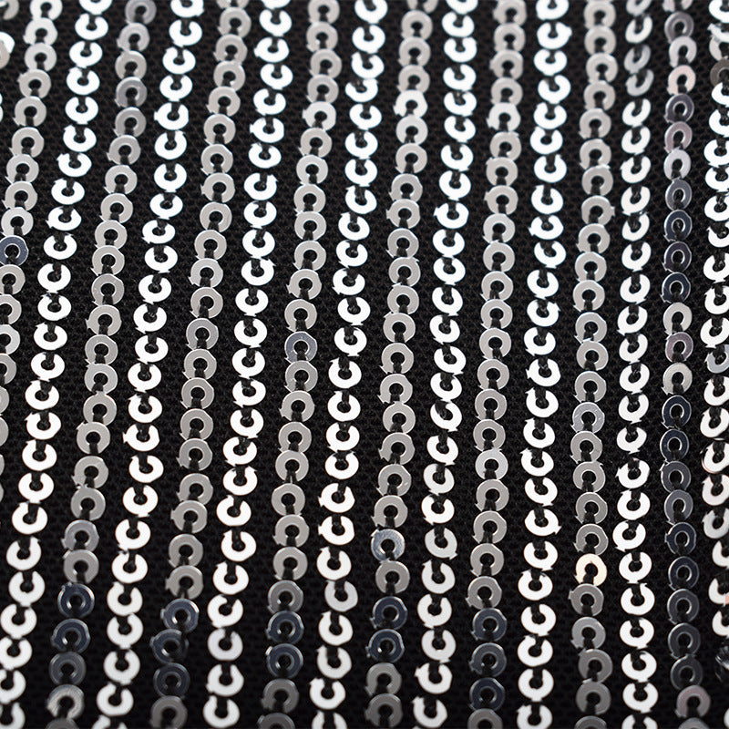 Sudadera túnica con lentejuelas brillantes para noche de citas