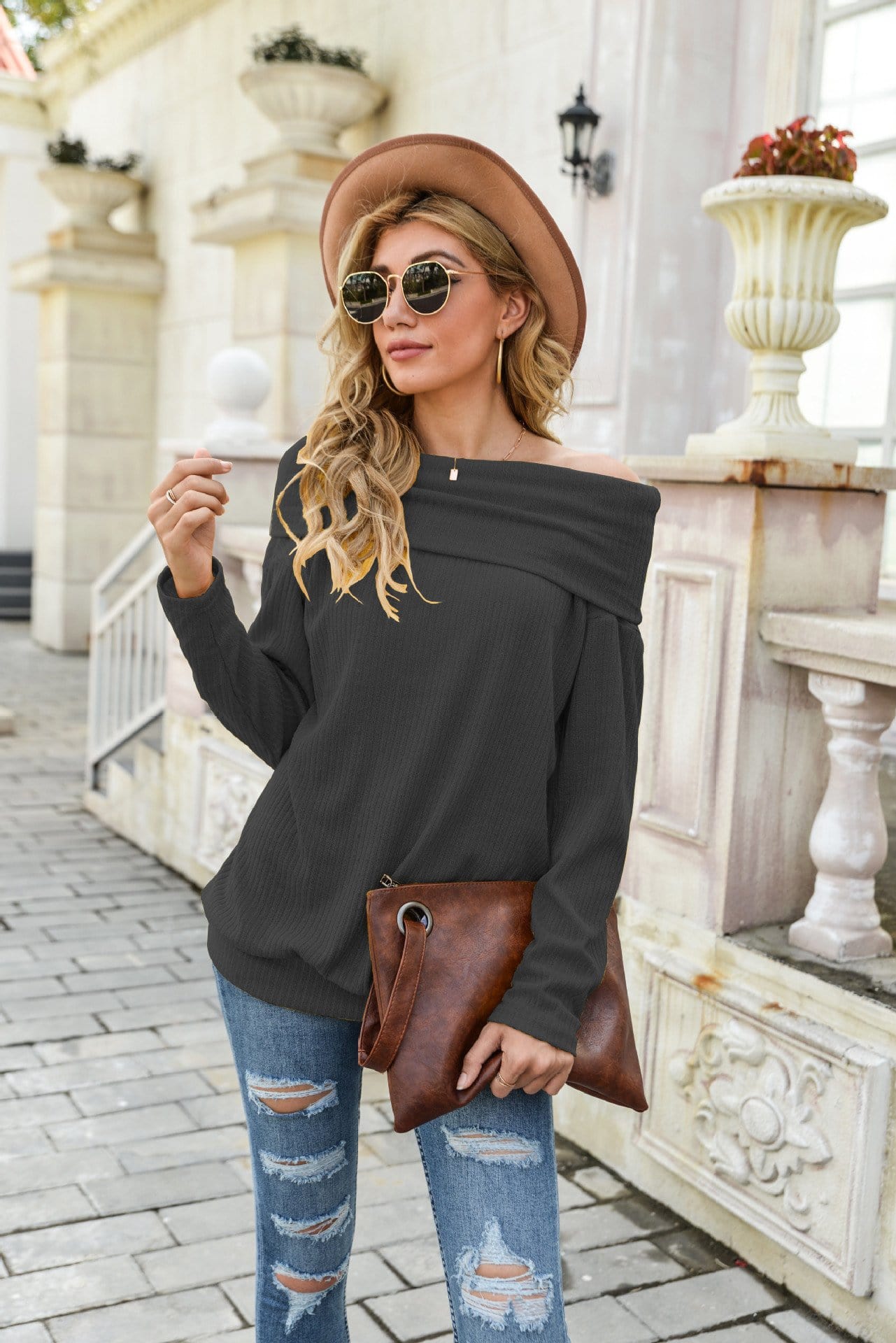 Jersey de verano sin hombros