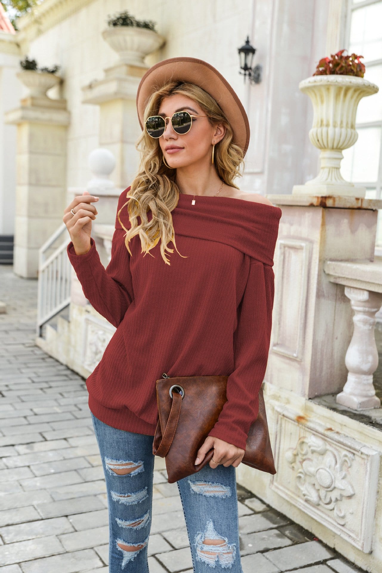Jersey de verano sin hombros