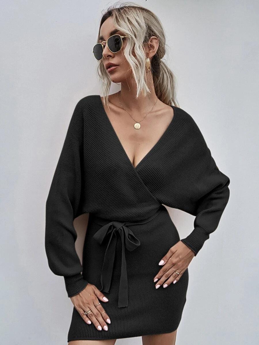 Vestido de punto ajustado
