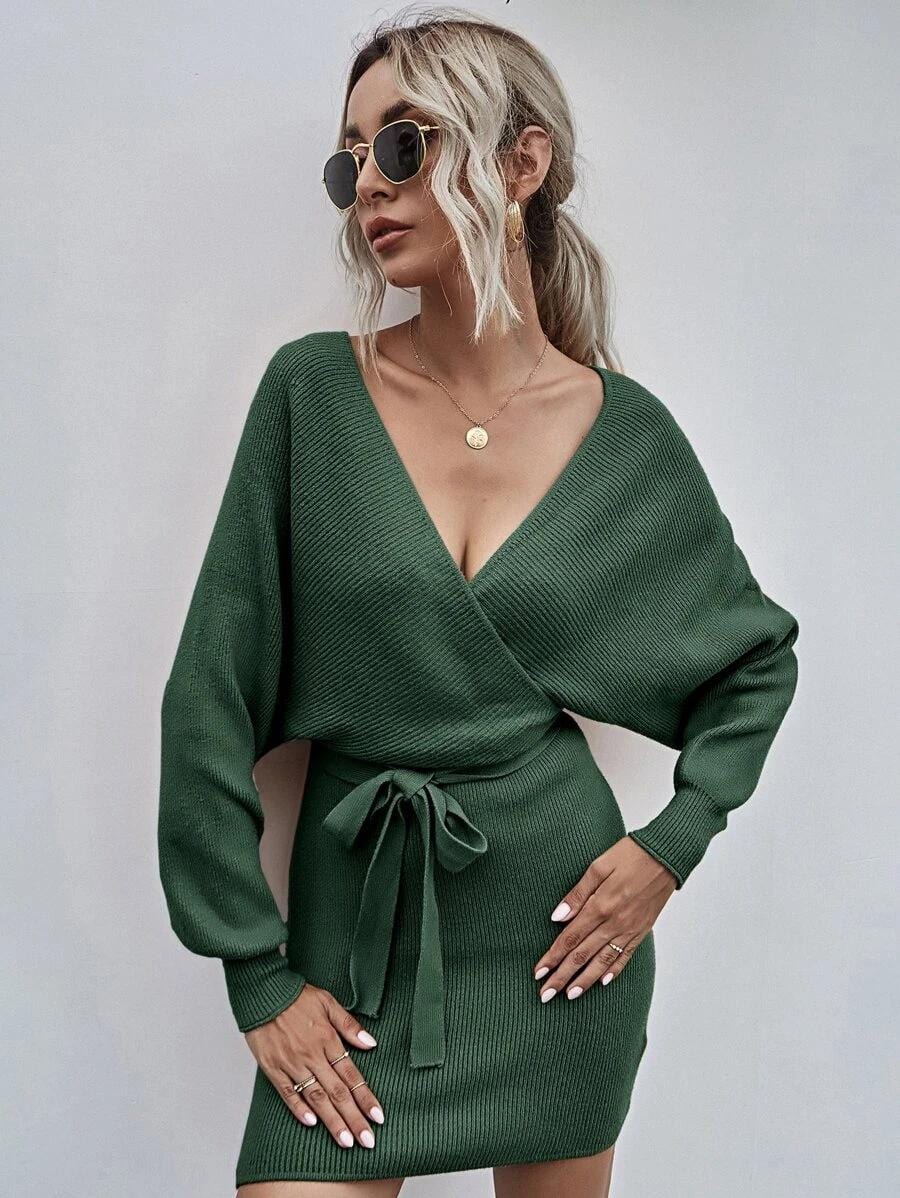 Vestido de punto ajustado