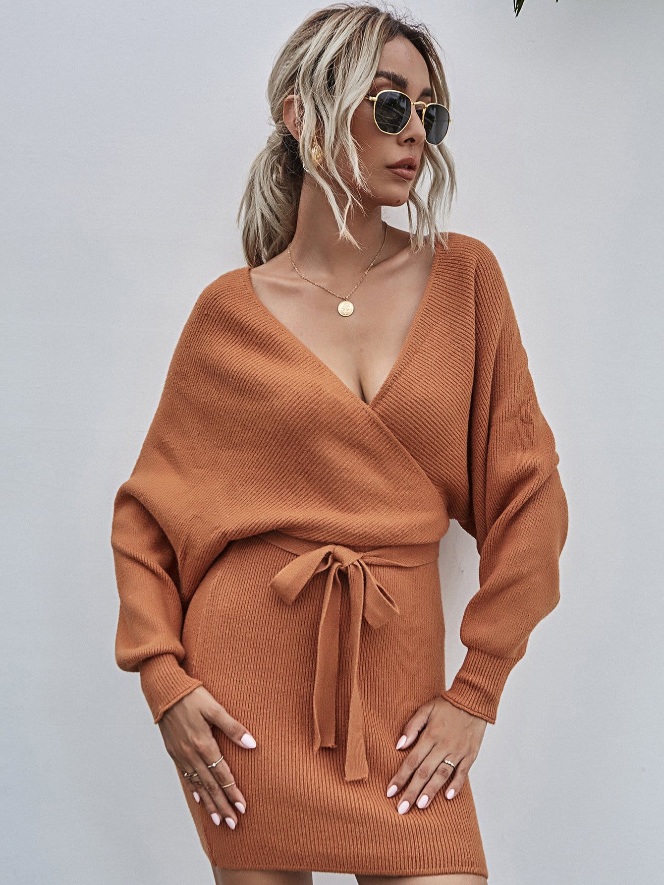 Vestido de punto ajustado