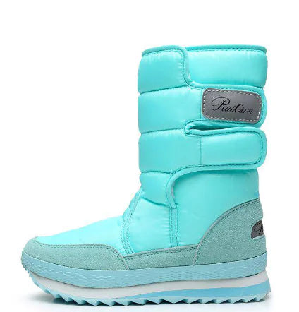 Winter Non-Slip Waterproof Cotton Flat Boots
