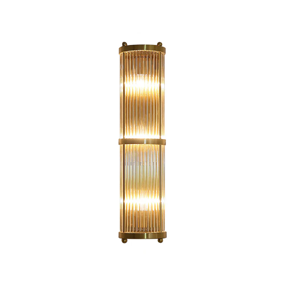 Jadssox Lámpara de pared de columna de cristal