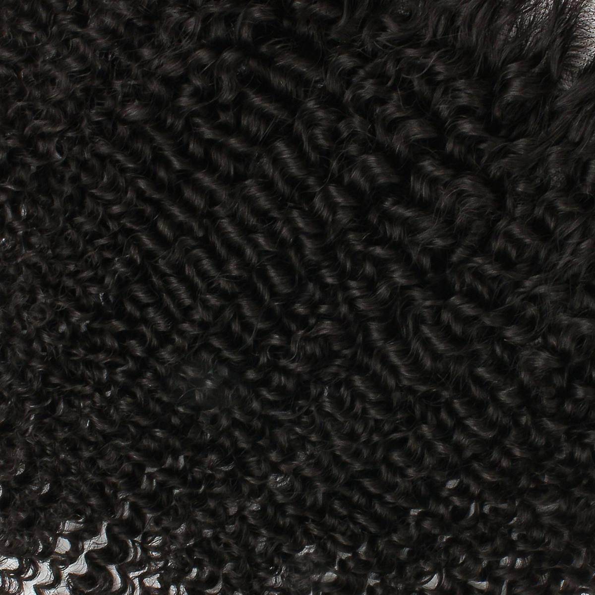 Frontal de cabello humano Jerry Curl 13x6 HD Lace